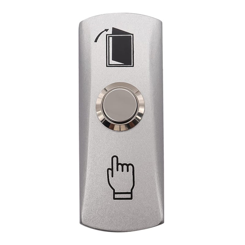 mxuteuk Door Access Control System Momentary Push Button Switch Zinc Alloy Panel Door Exit Button Push DC12V 3A G020-CF - Image 2